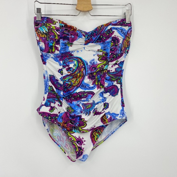 Tommy Bahama Other - Tommy Bahama one piece paisley bathing suit sz 12